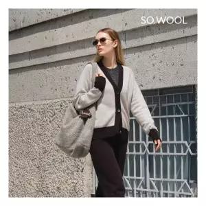 쏘울 캐시 배색 브이넥 가디건 런칭 가격 129,900원 294734