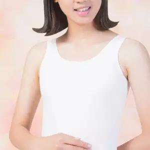 아동 청소년 끈나시 주니어민소매 내장형 여아브라 중학생속옷 초등학생 어린이잠옷
