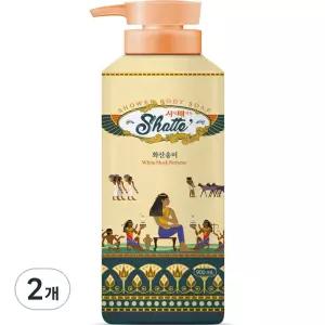 무궁화 샤워때비누 화산송이 바디워시, 900ml, 2개