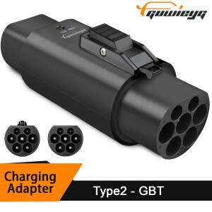 자동차용 EV 충전기 어댑터  타입 2 to GBT  표준 전기차 컨버터  32A  7.2  22KW