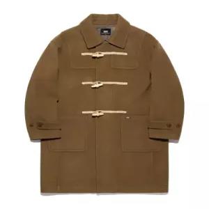 [정품] LEE 울 블렌드 롱 더플 코트 카멜 LE2504CT01CE