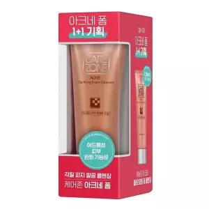 케어존 아크네 폼클렌저 1+1 기획(130ml+130ml)