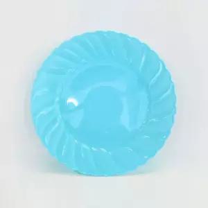 19cm 사이드접시(스카이) 파티 테이블 플레이트 생일 용품 행사용 플라스틱 예쁜