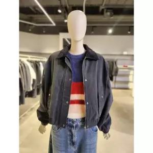 한정수량 스튜디오톰보이 배색 카라넥 코튼 크롭점퍼 9105413212(099) 2830386