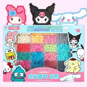 GGRO 산리오 캐릭터즈 네모 블록 세트 피규어세트 어린이선물 산리오완구