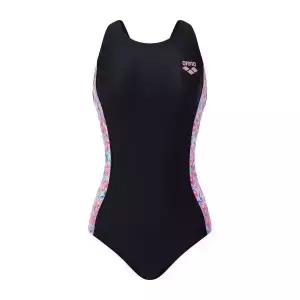 [국내매장용] 아레나 여성 와일드플라워 원피스 U백 (A5SL1PL42) BLK