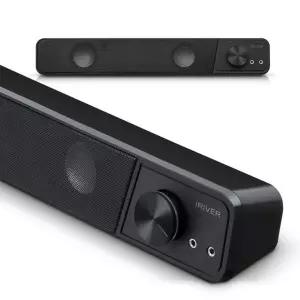 USB 스테레오 사운드바 스피커 IBS-300 블랙 아이리버