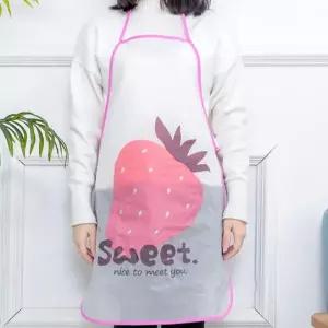 미술앞치마 과일모양 방수앞치마 미술도구 앞치마 투명앞치마 홈카페 방수