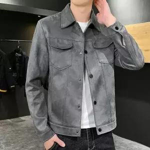 [하프클럽/알티피아]데님 트러커 자켓 남성 청재킷 스웨이드 핏