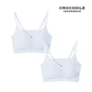 [크로커다일] 쿨라이트 실키핏 일체형 스트랩 브라 2종 라이트블루 CDWBR6N48_2