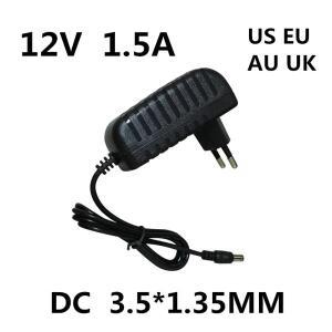 전원 어댑터 DC 12V 1.5A 1500MA AC 100-240V 변환기 충전기 공급 장치 프로젝터 용 V 볼트 미국 EU 플러그
