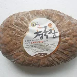 유모례 청국장1kg /맛있고 장에 좋은 미생물 / 국산콩