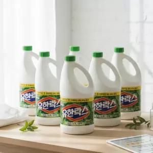 유한락스 후레쉬 2L 6개 /락스 표백제 소독제 살균제