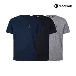 블랙야크 남녀 공용 라운드 트리플 반팔티 3PACK 티셔츠 1BYRTXU901 LE1219000148