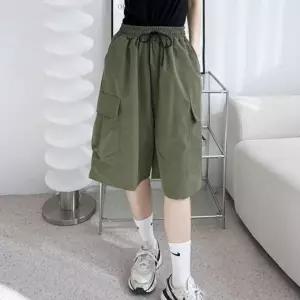 데일리 여자 반바지 카고 여성 반바지 여름 밴딩 팬츠 여름 반바지 여성 카고 밴딩 여자