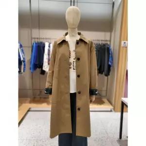한정수량 [베네통] 체크 블록 트렌치 코트 (BACTA1641) 2827397