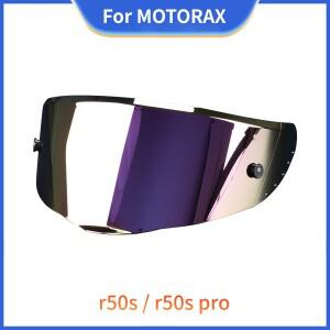 MOTORAX R50S-R50SPRO 용 바이크 오토바이 헬멧 바이저 렌즈 Anti-UV Anti-Scratch 방진 윈드 쉴드 액세서