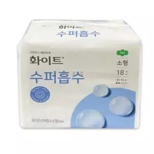 [엄지척]화이트 929UZF11 수퍼흡수 생리대 소형 생리대 18개입
