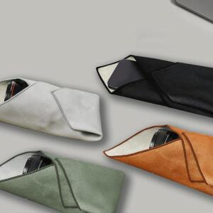 접이식 천 자가접착 카메라 보관 가방 플러시 포장  보호 랩 스크래치 방지 30x30cm