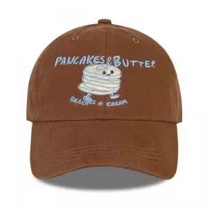 매장정품 BEACHESAND CREAM KIDS 팬케익 버터 워싱 볼캡-브라운(Pancakes Butter Washing Ball cap)