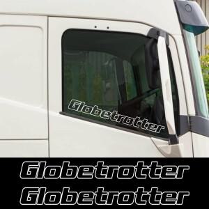 글로브 트로터 트럭 사이드 윈도우 자동차 스티커 볼보 호환 FH HGV 비닐 장식 데칼 대형 튜닝 액세서리 2