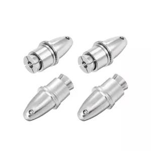 uxcell 4PCS RC 비행기 스피너 프로펠러 어댑터 샤프트 브러시리스 모터용 3mm 개구부 및 출력 축
