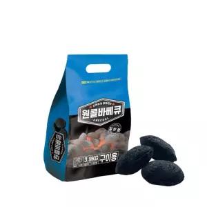 구이용 연료 3.9kg 바베큐 차콜 캠핑 일반형 원콜