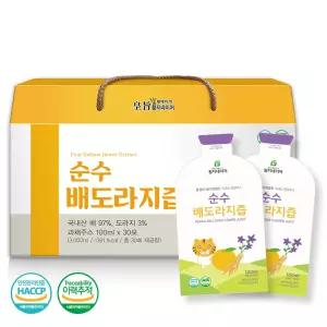 황지네이처 순수 배도라지즙 100ml 30개입