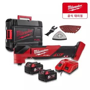 밀워키 M18 FMT-502X 18V 멀티커터 5.0Ah 배터리2개