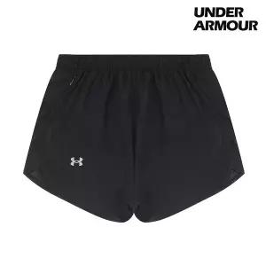 [언더아머] UA 플라이바이 3인치 여성 트레이닝 반바지 쇼츠 블랙 1382438-001