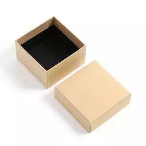 크라프트 선물상자 9.5X9.5CM 간식 포장 조각케익 마카롱