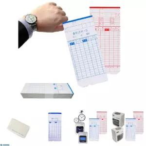 BX1500 BX1600 용 아마노 출퇴근카드 100매/출근카드/퇴근가드/출퇴근카드/출퇴근기록/출퇴근기록기