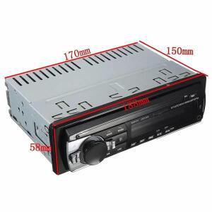 24V 차량용 스테레오 오디오 블루투스 1딘 카 MP3 멀티미디어 플레이어 USB FM JSD 520 리모컨 포함