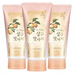온더바디 살구 스크럽 앤 클렌징 폼 120g 3개