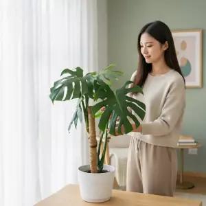 수태봉 몬스테라알보 코코봉 넝쿨 덩굴 연결형 식물지지대 55cm 곰팡이걱정없는 화분