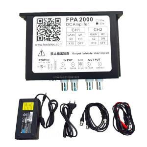 FPA2000 FPA2000 50W 고전력 듀얼 채널 증폭기 140 Vpp 드라이브 코일 진동기 DC 12V 단일 전원 공급 장치