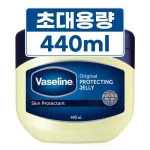 바세린 오리지널 프로텍팅 퓨어젤리 립밤 보습 바디로션 440ml 1개