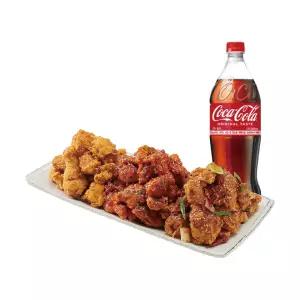 [노랑통닭] (순살/뼈)노랑3종+콜라1.25L