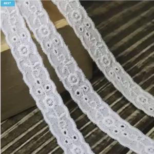 (1마) 아기장미테이프 3색 면 레이스 폭1.2cm 원단 끈 띠 홈패션 리본 공예 DIY 