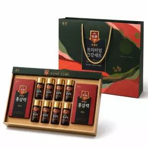 장쾌삼 프리미엄 건강세트 (산삼배양근 50ml 8병 + 홍삼력 70ml 10포)