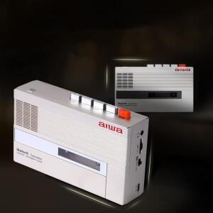 블루투스 송기 녹음 2000mAh 충전식 배터리 레트로 80대 스타일 C타입 갖춘 카세트 테이프 플레이어