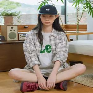리 우먼 홀리데이 체크 셔츠 라이트 그린 LE2602SH62LN