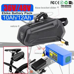 전자 자전거 배터리 48v 36v 10Ah 방수 리튬 이온 팩 250W-1000W 오토바이/스쿠터/자전거 충전기