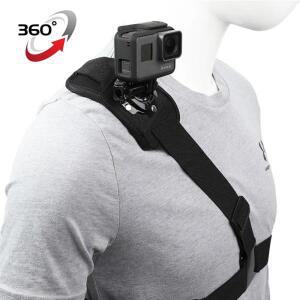 고프로 액세서리 360용 ° Gopro  11 9 8 7 6 5 4 SJ4000용 어깨 스트랩 마운트 하네스  Yi 카메라