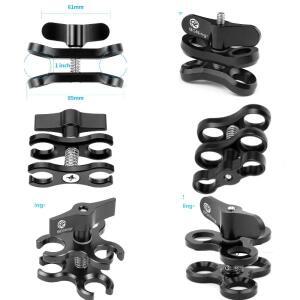 버터 플라이  볼 헤드 어댑터 클램프 소켓 암 브래킷 다이빙 트레이 Gopro 13 OSMO Action 5Pro 연결