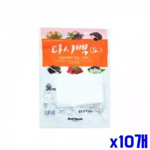 일회용 위생 다시팩 국물백 소 36매입 X10개 우림망