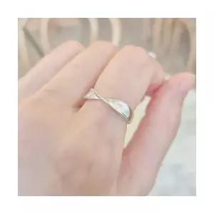랑데시아 여성반지 실버 925 SILVER 은 원 웨이브 오픈반지