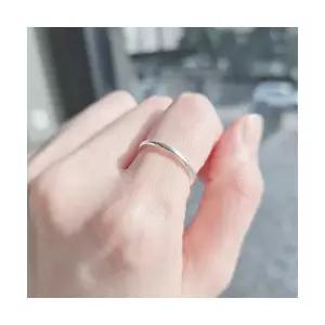 랑데시아 여성반지 실버 925 SILVER 은 미니 웨이브 오픈반지