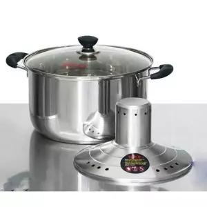 [엄지척]키친아트 829DGY85 빨래솥 세탁솥 인덕션 찜솥 빨래통 34cm