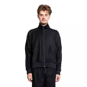 라프리마 아워레가시 트랙 자켓 블랙 캔버스 저지 재킷 M4246TB